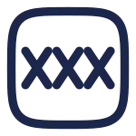 Xxx SVG Icon